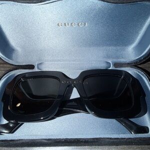 Gucci Black Square Sunglasses